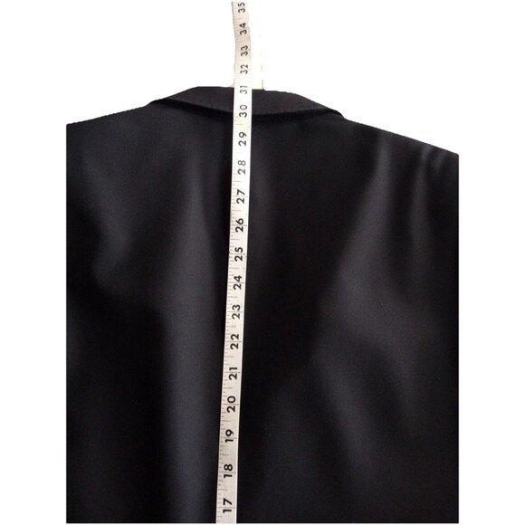 Burberry London Blazer Men's 42 Black Wool Single Breasted Jacket Made In Italy - Picture 13 of 13